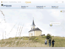 Tablet Screenshot of jakobsweg-weinviertel.at